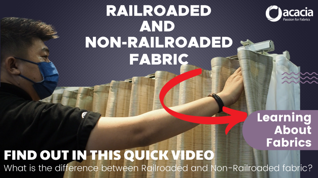 Learning About Fabrics Railroaded fabric vs NonRailroaded fabric
