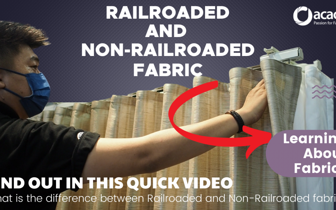 Learning About Fabrics: Railroaded fabric vs Non-Railroaded fabric